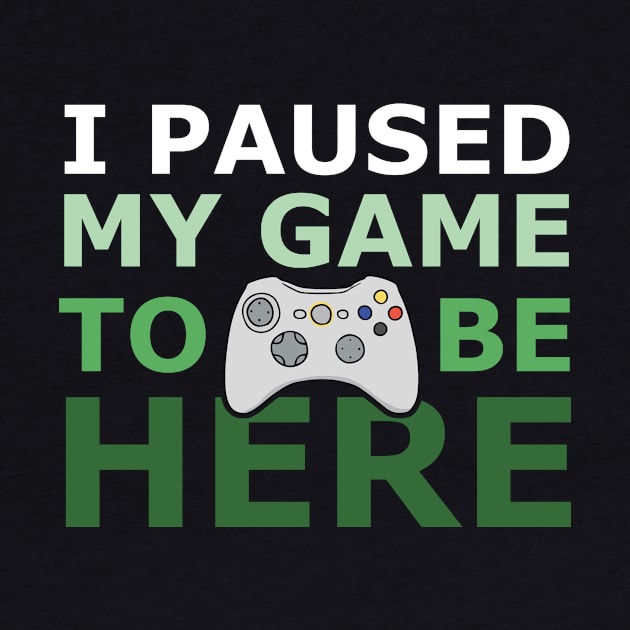 I Paused my game Xbox 360 one by i.mokry